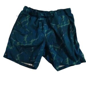 All in Motion Mens Large Blue Swim Trunks